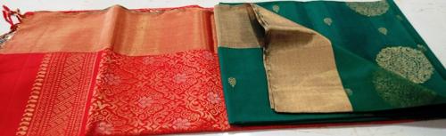 SOFT SILK SAREE WITH BLOUSE